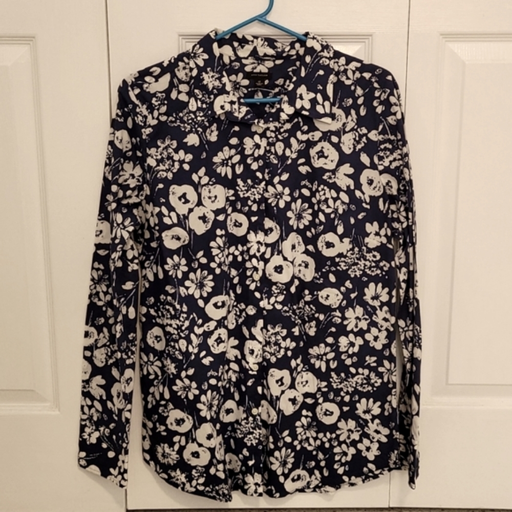 Ann Taylor floral shirt